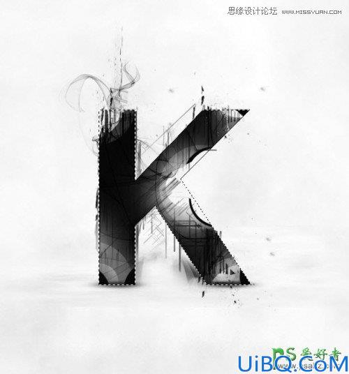 Photoshop文字特效制作实例教程：教您打造黑白抽象风格艺术字