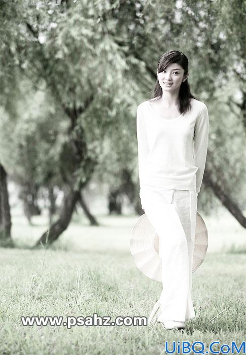 Photoshop美女照片后期调色：将普通mm照片通过图层模式的设置改变中性色