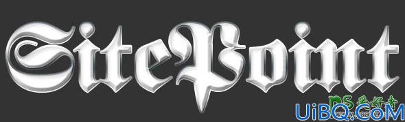 Photoshop个性文字制作实例：利用图层样式及滤镜设计出闪亮的钻石字效果