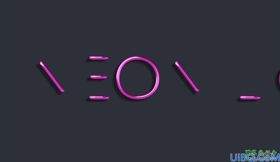 Photoshop灯光字体制作教程：手把手教程你打造逼真形象的霓虹灯字