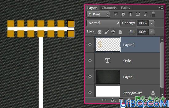 Photoshop文字特效教程：打造时尚铆钉文字，铆钉效果个性字体