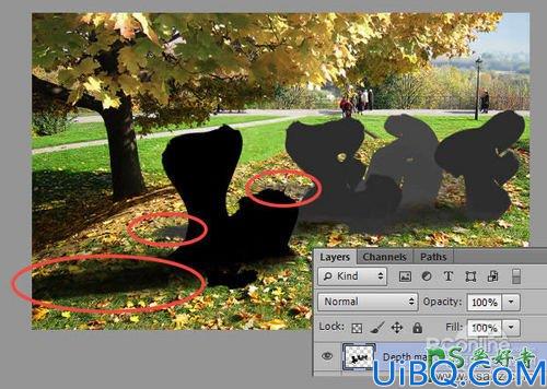 photoshop打造秋景3D立体字，可爱卡通效果立体文字特效教程