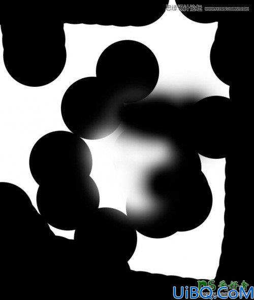 Photoshop文字特效制作实例教程：教您打造黑白抽象风格艺术字
