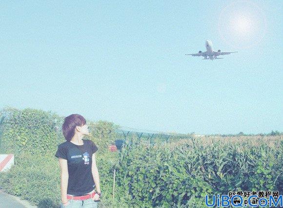 Photoshop日系调色教程：给人物外景照片调出清淡的日系风格