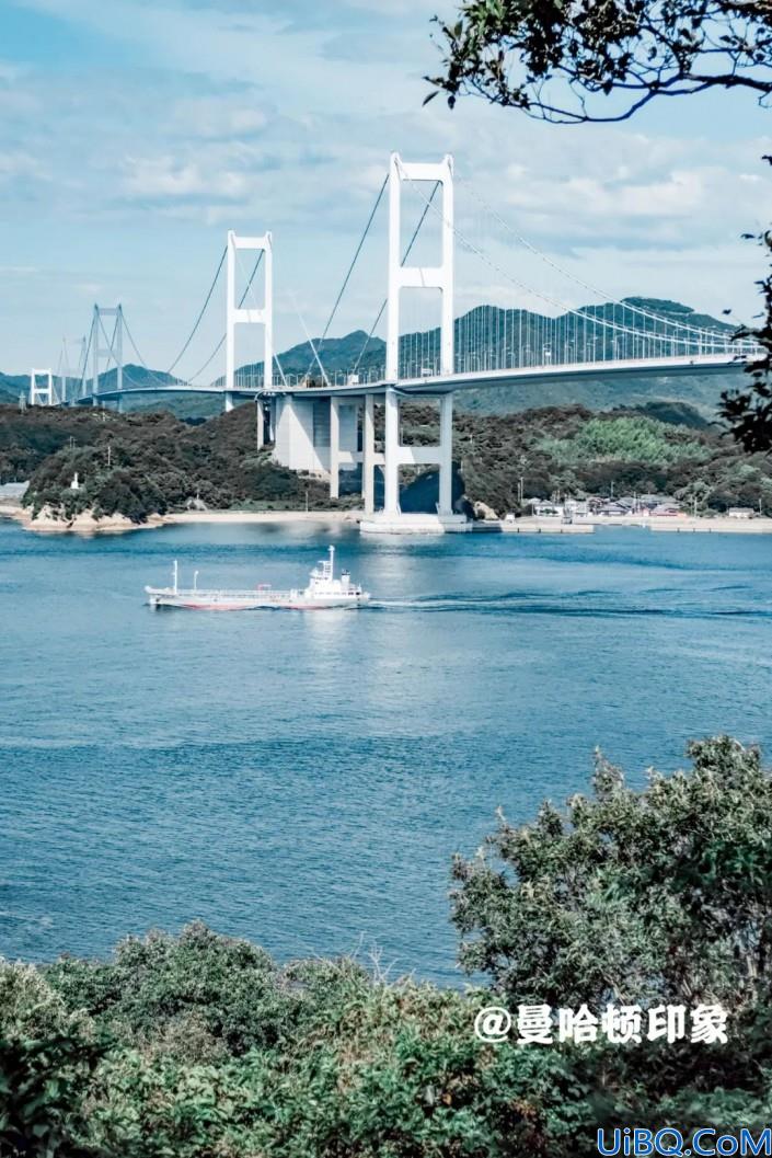 Photoshop胶片色调色教程：快速给生活风景照调出日系绿调胶片风格。