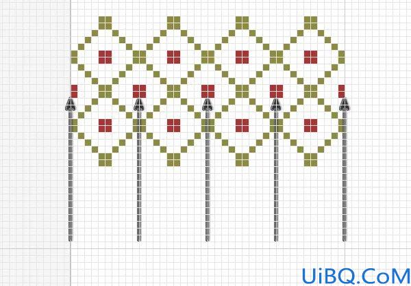 图案制作，制作流行世界的费尔岛花纹图案照片
