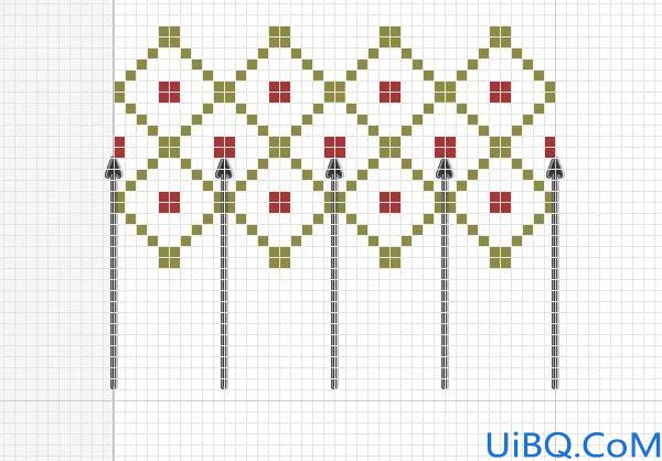 图案制作，制作流行世界的费尔岛花纹图案照片