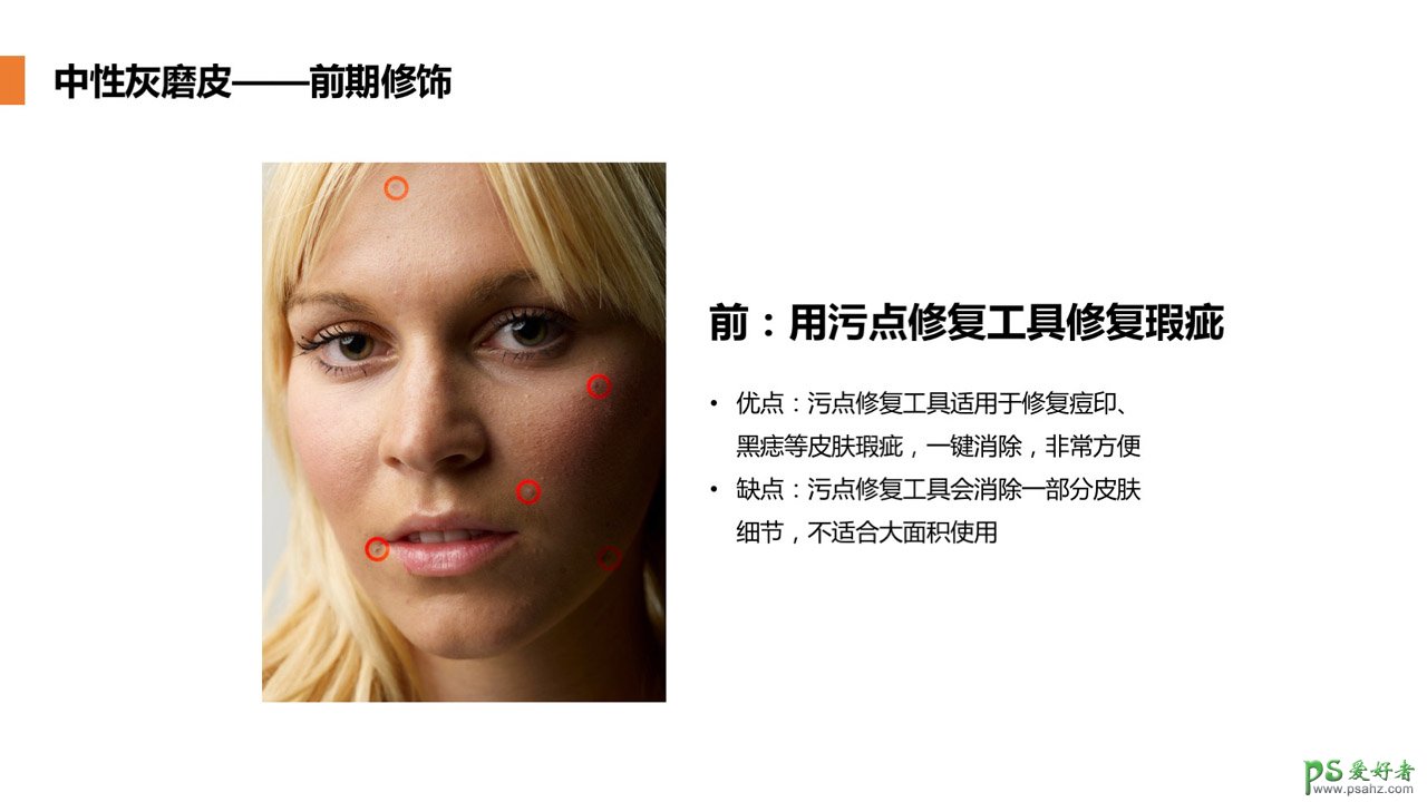 Photoshop磨皮基础教程：学习用中性灰的方法给商业美女人像精修磨皮。