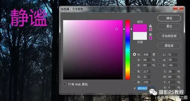 Photoshop技巧教程：学习在照片中添加文字的技巧知识，照片中添加文字。