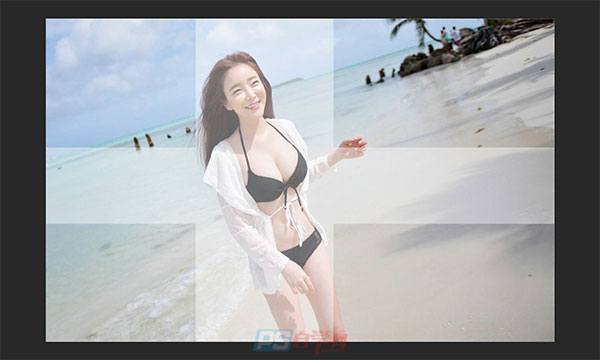 Photoshop去水印技巧教程：学习用色阶工具快速去除半透明效果的图片水印