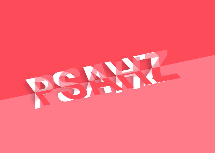 Photoshop字效教程：制作叠纸交叉效果艺术字，个性的折纸字设计。