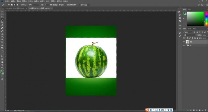 Photoshop创意合成实例：利用合成技术打造一把逼真个性的西瓜茶壶。