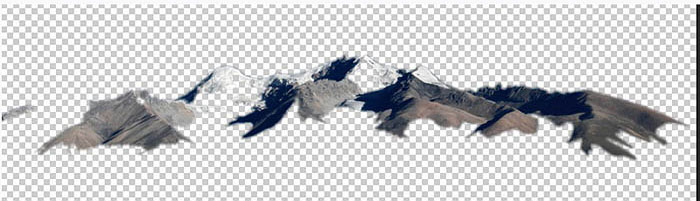 Photoshop合成案例教程：用雪山加月亮素材图合成出超级大月亮自然场景。