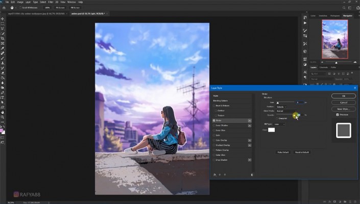 动漫效果，用Photoshop把数码照片转为有日系风格的漫画效果