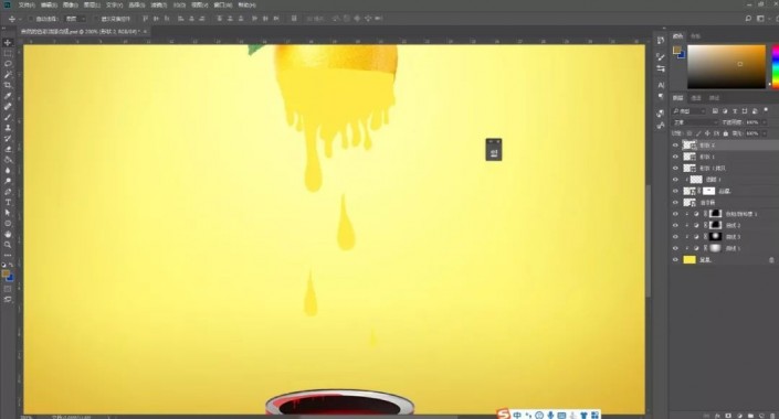 创意合成，制作自然色彩油漆效果照片