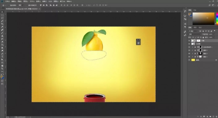 创意合成，制作自然色彩油漆效果照片