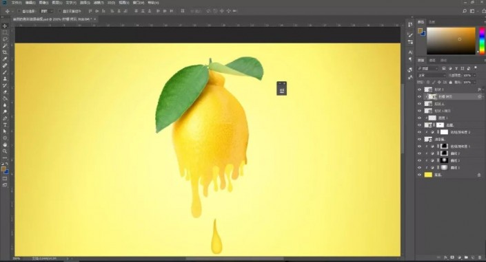 创意合成，制作自然色彩油漆效果照片