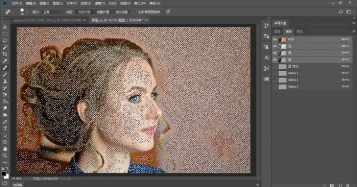 Photoshop美白磨皮教程：简单操作给皮肤发暗的美女人像进行美白处理。