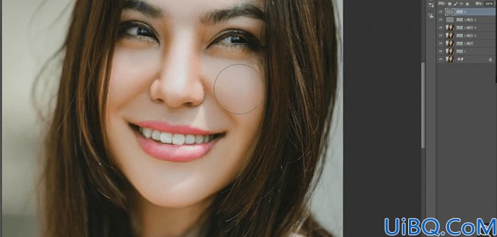 人物精修，通过Photoshop给人物照片进行面部精修