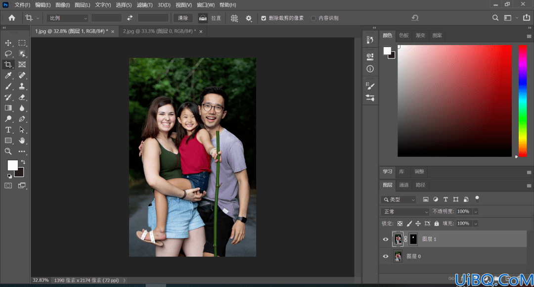 Photoshop人物换脸教程：教大家简单易学的“换脸术”“换头术”。