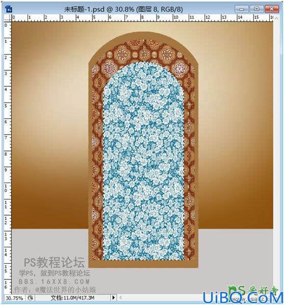 Photoshop场景合成：利用合成技术打造在柜子里表演戏曲的人物。