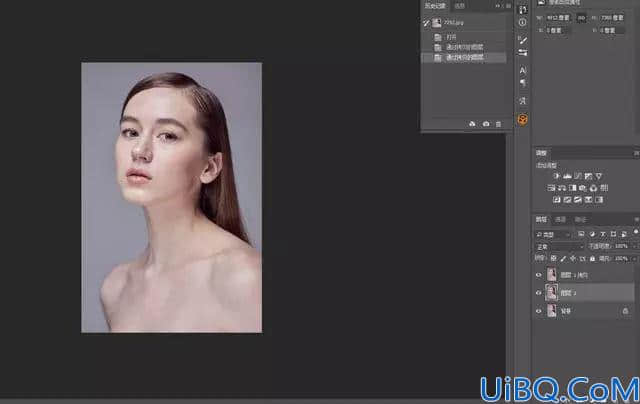 人物磨皮，在Photoshop中用高低频给人物进行磨皮精修