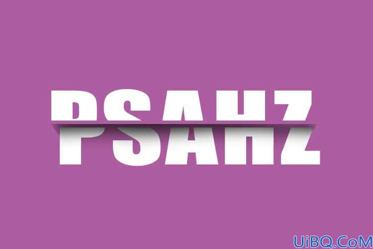 Photoshop字体设计教程：学习制作一个纸张切割效果的文字，切割字体教程