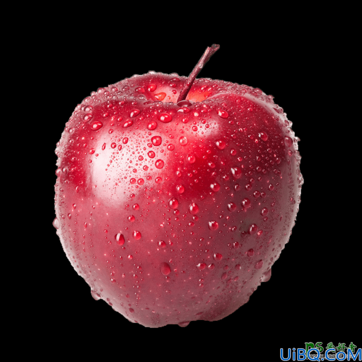 Photoshop水果恶搞合成实例：创意打造张着嘴巴的苹果，鳄鱼嘴与苹果合成