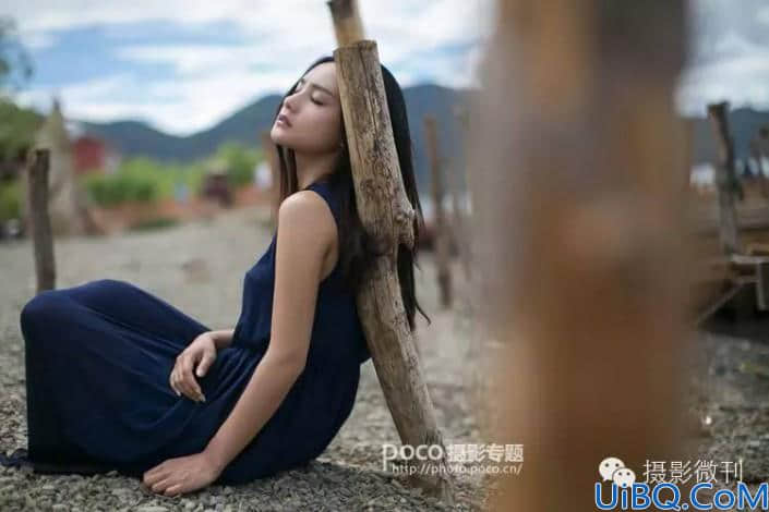 Photoshop人像调色教程：打造暗色调的情绪风，低饱和柔美色调少女人像