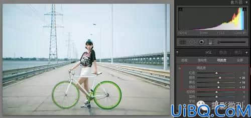小清新，通过Photoshop和lr打造淡青色的小清新色调照片