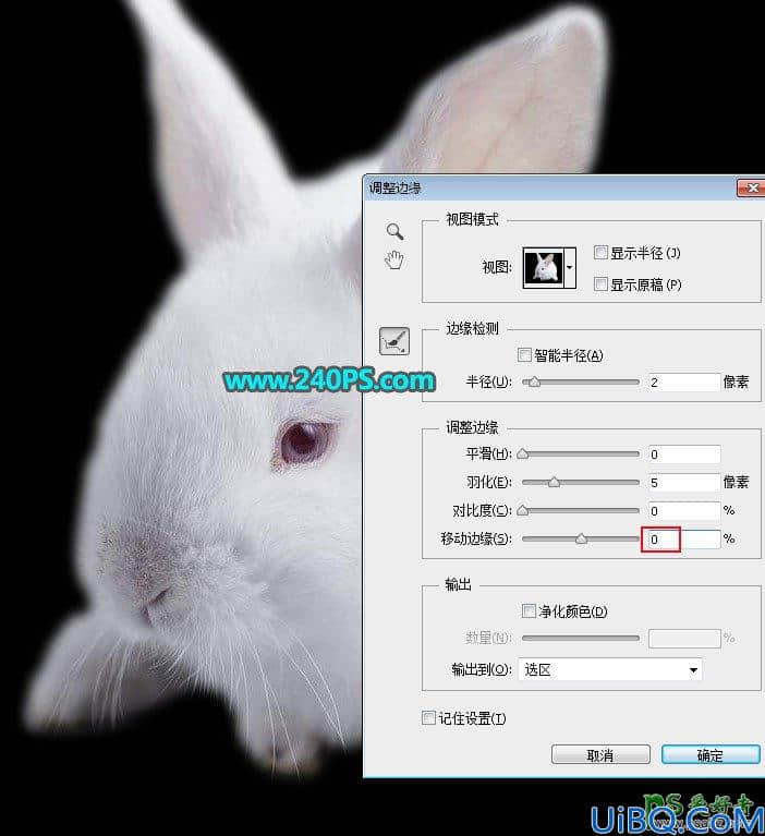 Photoshop新手入门教程：学习调整边缘如何使用，利用调整边缘抠图。