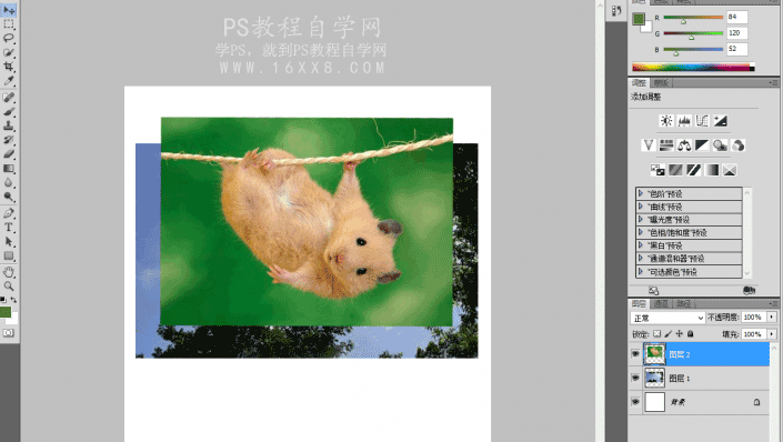 Photoshop工具教程：学习失量蒙版工具在图片后期处理中的使用技巧。