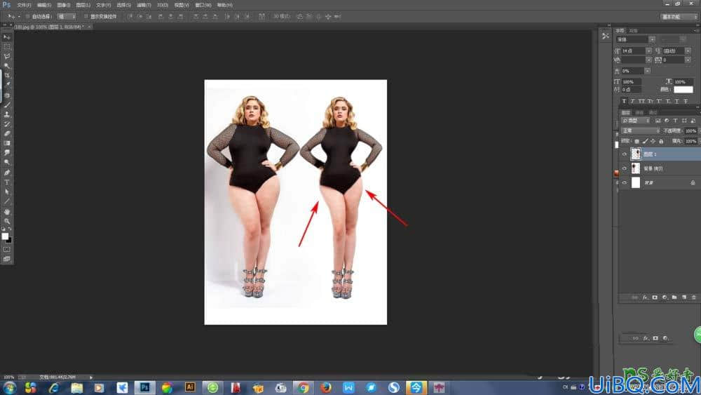 学习如何用Photoshop软件给胖胖的人物照片快速均匀的瘦身美化处理。