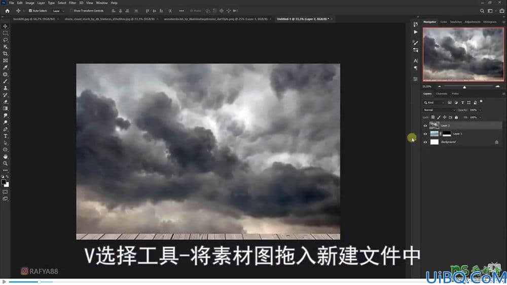 Photoshop海洋场景合成教程：打造从书本里面浮现的海洋童话世界场景。