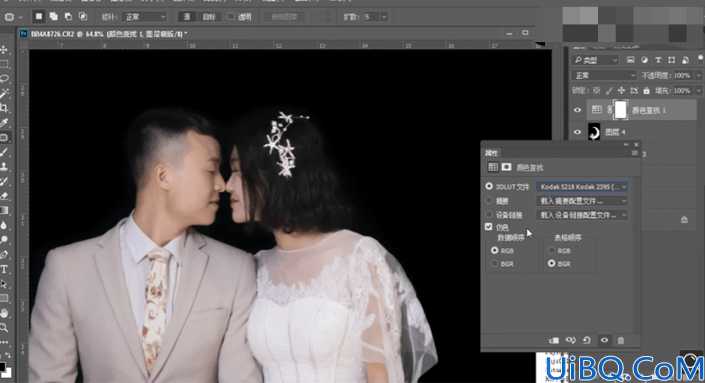 婚纱后期，给月亮主题的婚纱照片进行后期修图