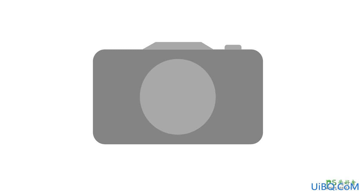 Photoshop结合AI软件绘制卡通风格的相机图标，立体相机图标。
