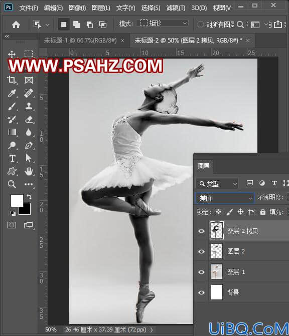 Photoshop滤镜教程：给跳芭蕾舞的女孩儿照片制作成小金人效果