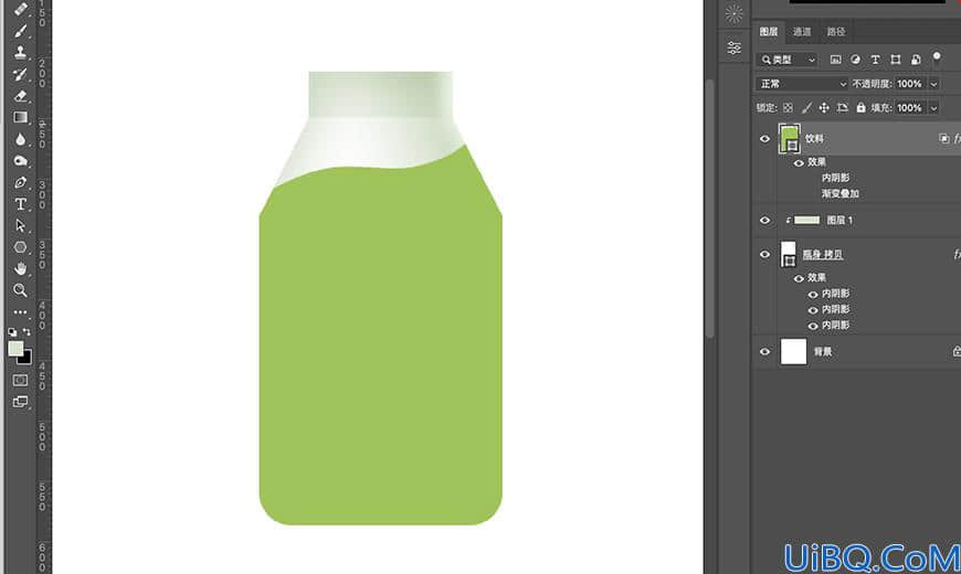 Photoshop手绘夏日清爽果汁饮料图标。