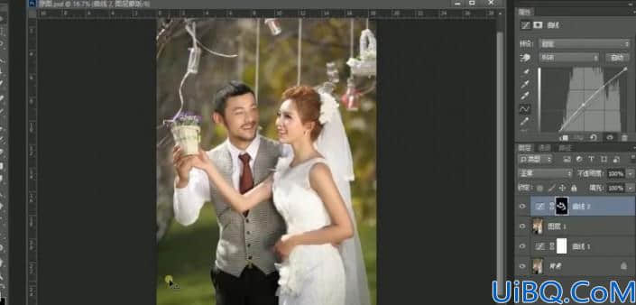 婚纱后期，用Photoshop中的色彩条件给婚纱进行修图