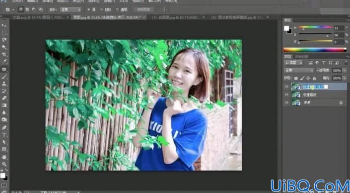 Photoshop给少女人像写真艺术照调出漂亮的日式小清新风格。