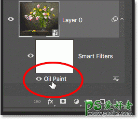 学习用Photoshop油画滤镜工具给花卉图片制作出漂亮质感的油画效果。