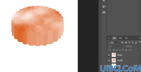 中秋月饼素材图怎么做？用Photoshop手绘逼真的月饼图片，月饼失量图。