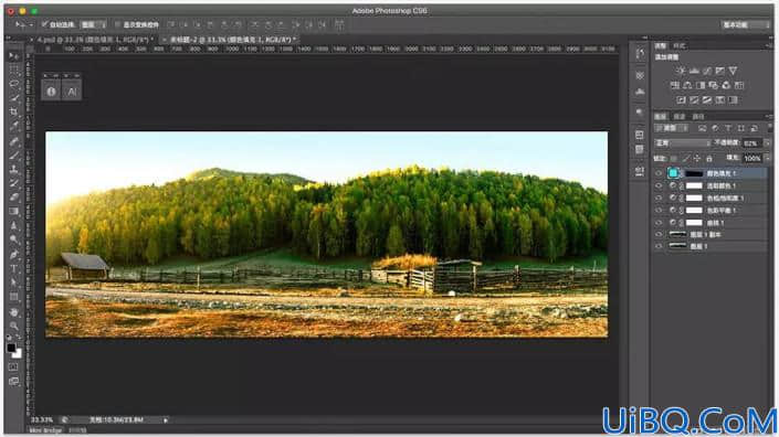 风景后期，用ACR快速调整农场风景照片色彩