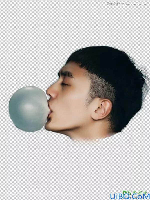 Photoshop个性合成实例：利用滤镜工具创意合成人像泡泡效果图。