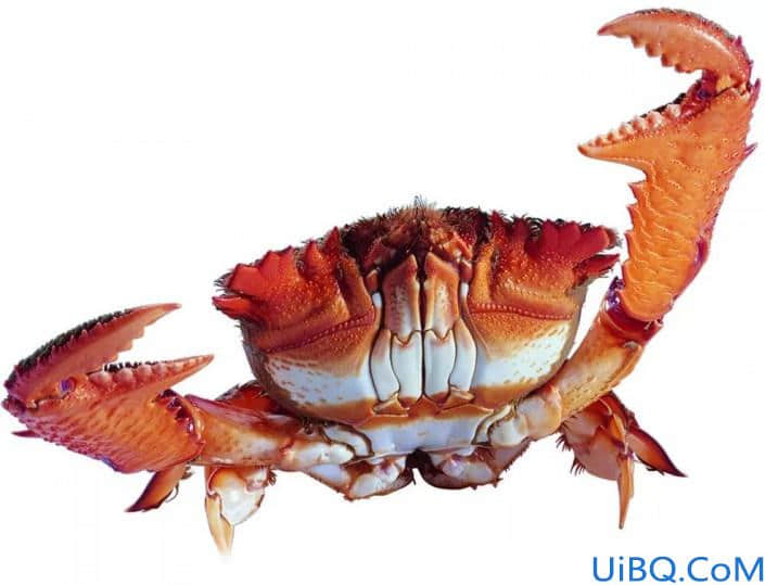 利用Photoshop创意合成可爱的水果螃蟹，蔬菜水果合成的螃蟹图片。