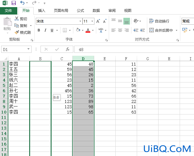 excel表格怎么换行跟列