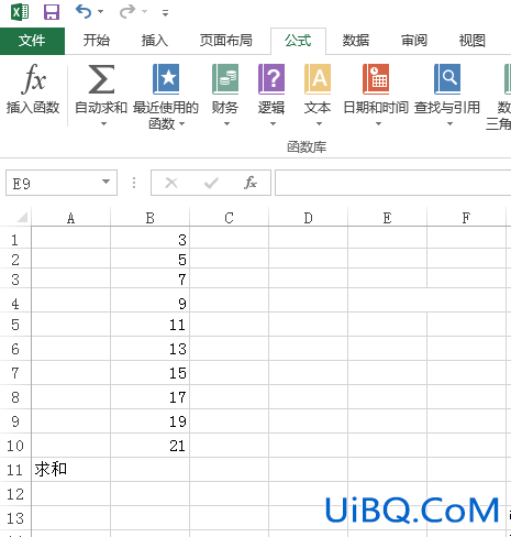 excel表格里的求和公式怎么用