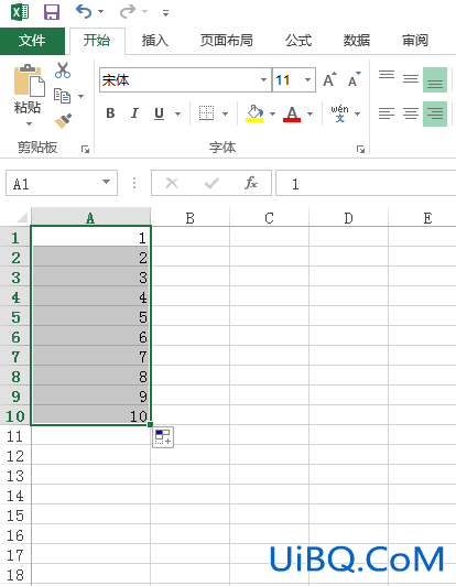 excel序号怎么递增