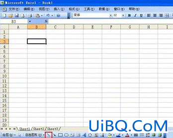 excel2003怎么画直线