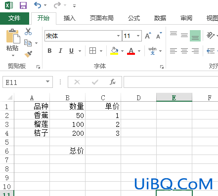 excel怎么求和相乘一列